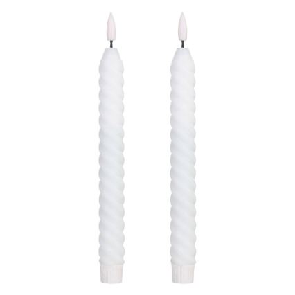 Eglo - SET 2x LED sveća LED/1xAAA 25 cm bela
