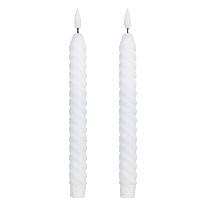 Eglo - SET 2x LED sveća LED/1xAAA 25 cm bela