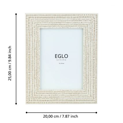 Eglo - Ram za fotografije 13x18 cm, krem boje