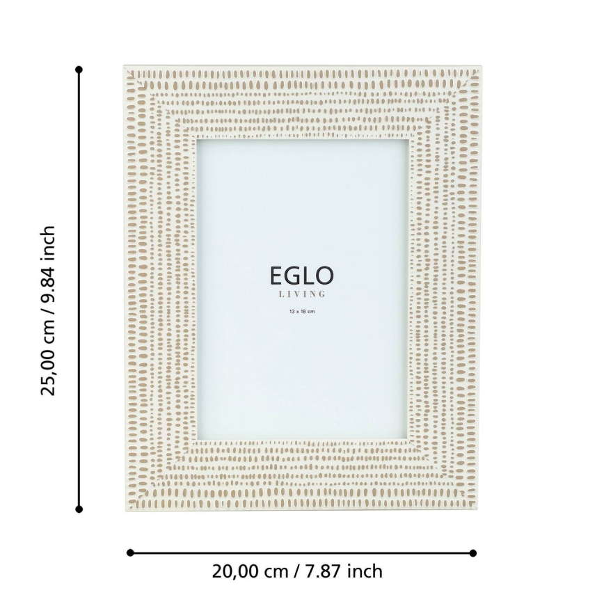 Eglo - Ram za fotografije 13x18 cm, krem boje