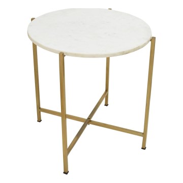 Eglo 424002 - Pomoćni stočić TOWADA, 46 cm, mermer/zlatna