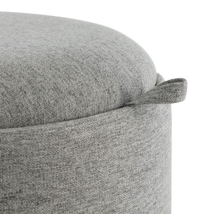 Eglo - Set od 2 taburea, prečnik 34,5/39 cm, siva