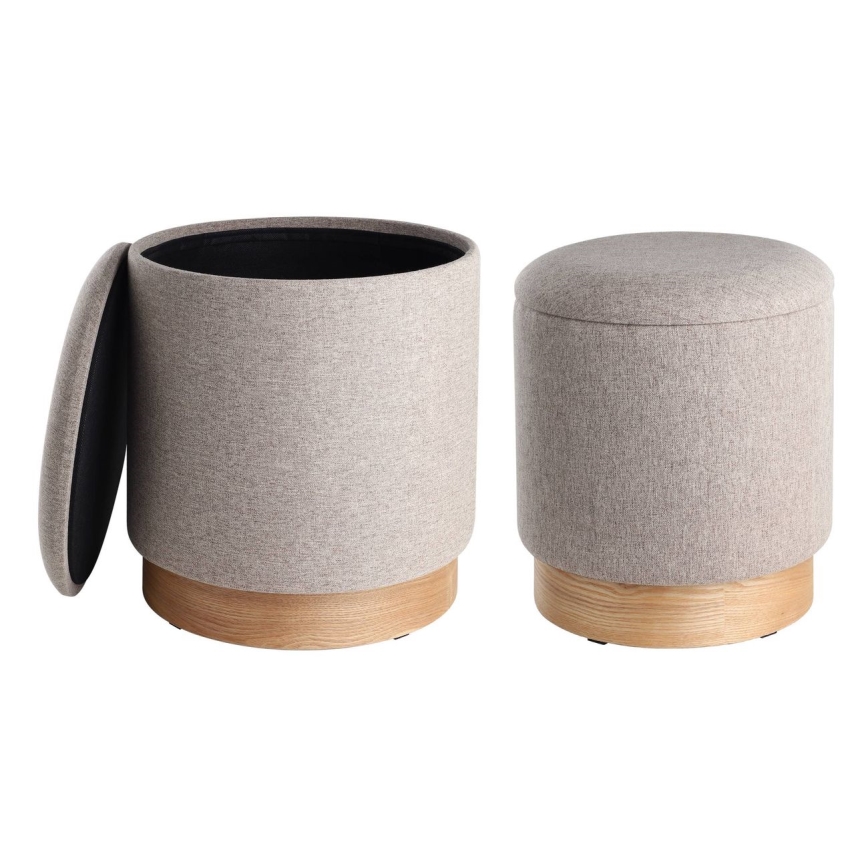 Eglo - SET 2x tabure prečnika 30,5/37 cm braon