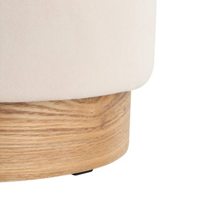 Eglo - Komplet od 2 taburea, prečnik 30,5/37 cm, bež