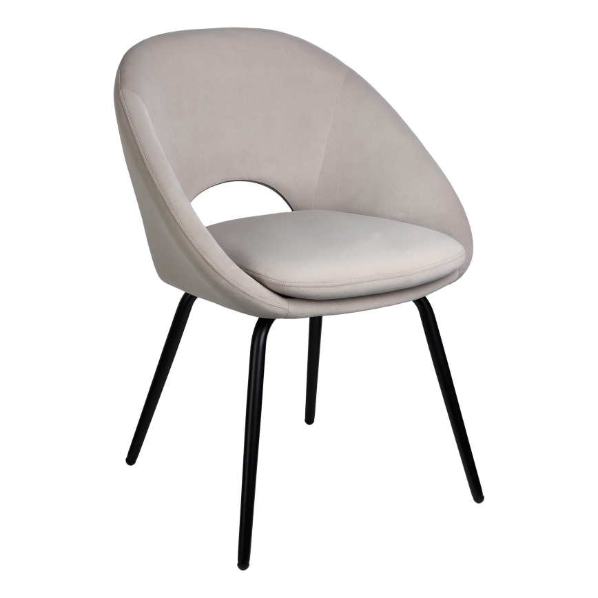 Eglo - Trpezarijska stolica 80x56 cm siva