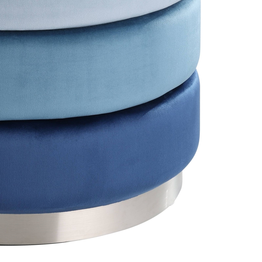 Eglo - Tabure 42,5x50 cm plava/hrom