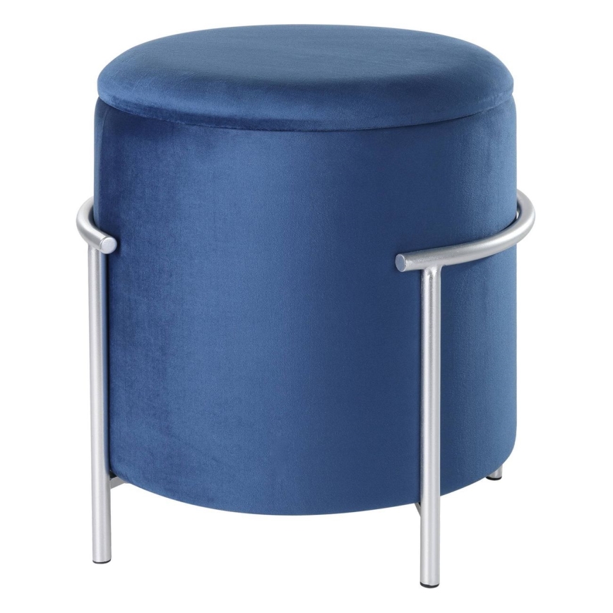 Eglo - Tabure 46x41 cm plava/hrom