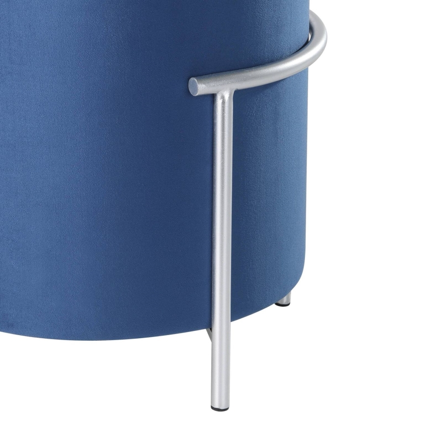 Eglo - Tabure 46x41 cm plava/hrom