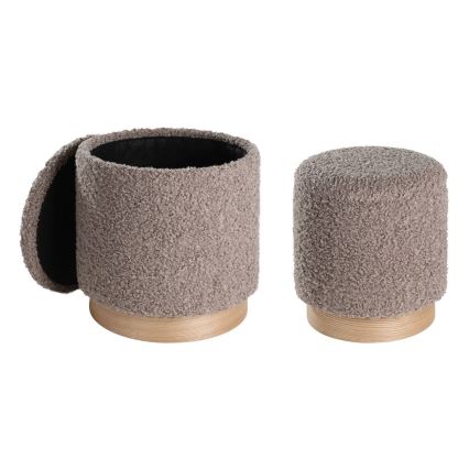 Eglo - SET 2x Tabure preč. 31,5/38,5 cm braon