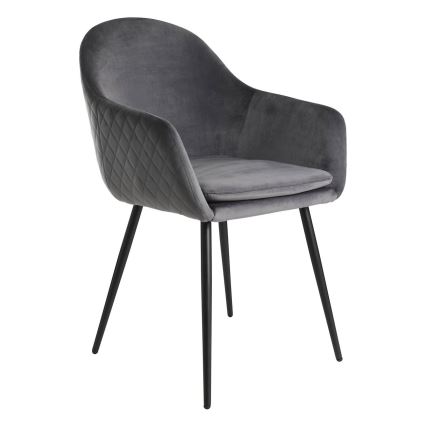 Eglo - Trpezarijska stolica 87,5x58,5 cm siva