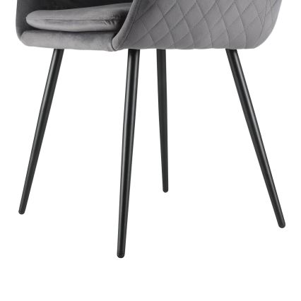 Eglo - Trpezarijska stolica 87,5x58,5 cm siva