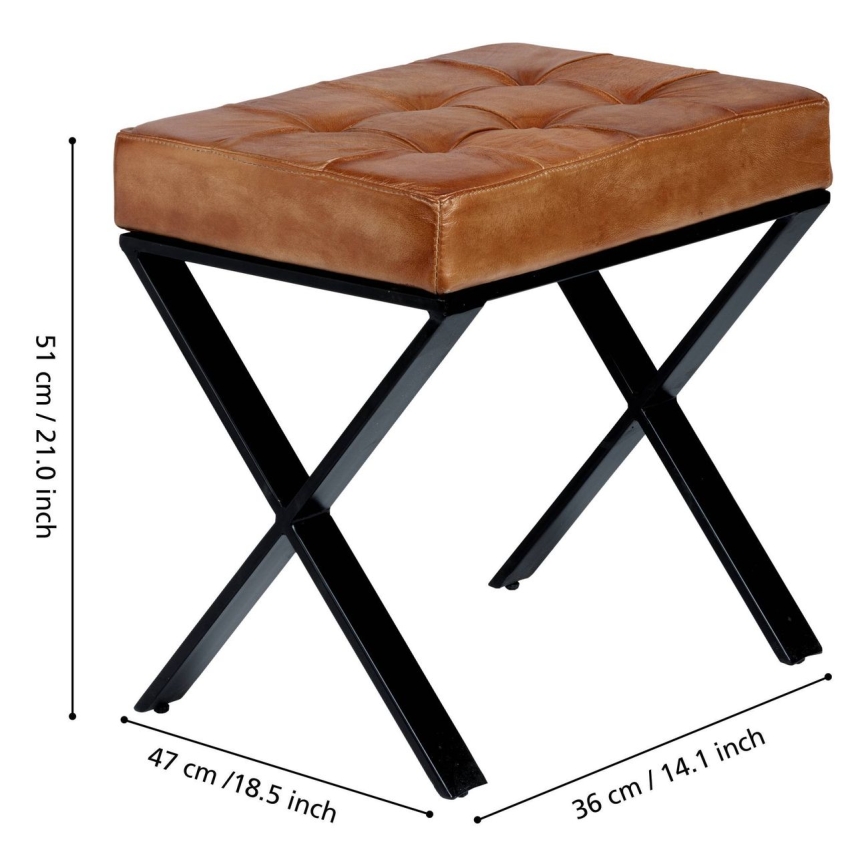 Eglo 424752 - Taburet YAMATSURI 47x51 cm, braon