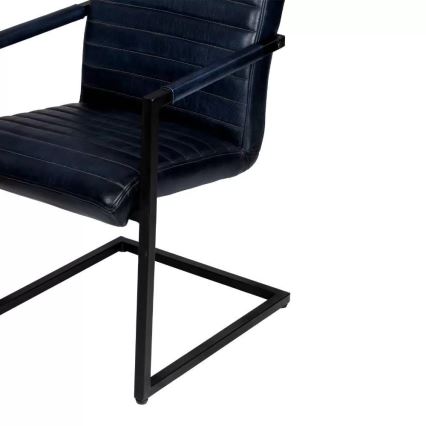 Eglo - Trpezarijska stolica 90x53 cm plava