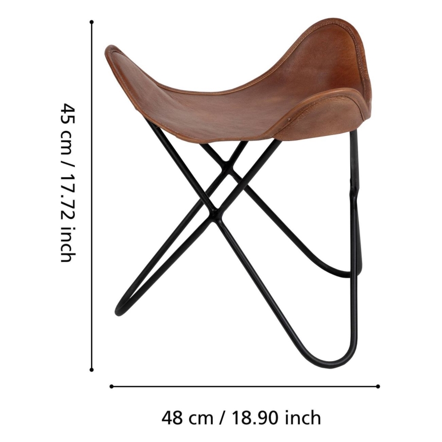 Eglo 424759 - Stolica YAMATSURI 45x48 cm braon