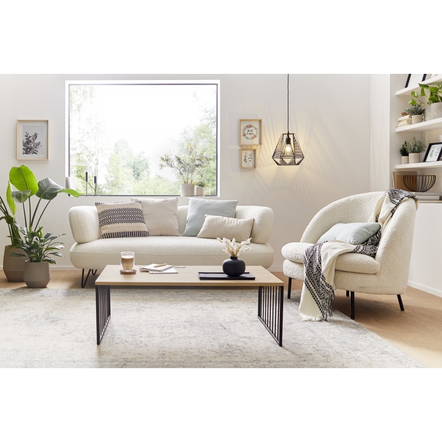 Eglo 424801 - Konferencijski stočić AUKSIDE 53,5x100 cm braon/crna