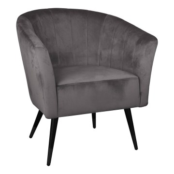 Eglo 424946 - Fotelja AMPAHA 78 x 70 cm siva