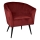 Eglo 424948 - Fotelja AMPAHA 78x70 cm crvena