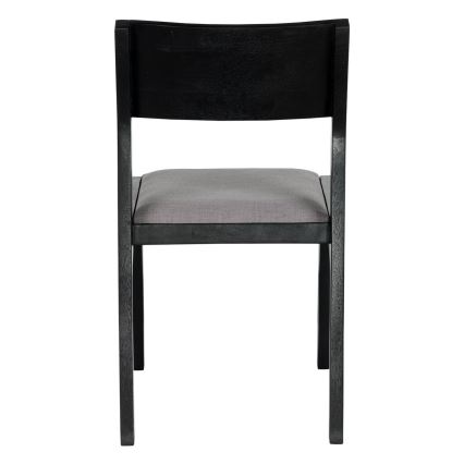 Eglo - Trpezarijska stolica 84x55 cm crna/siva