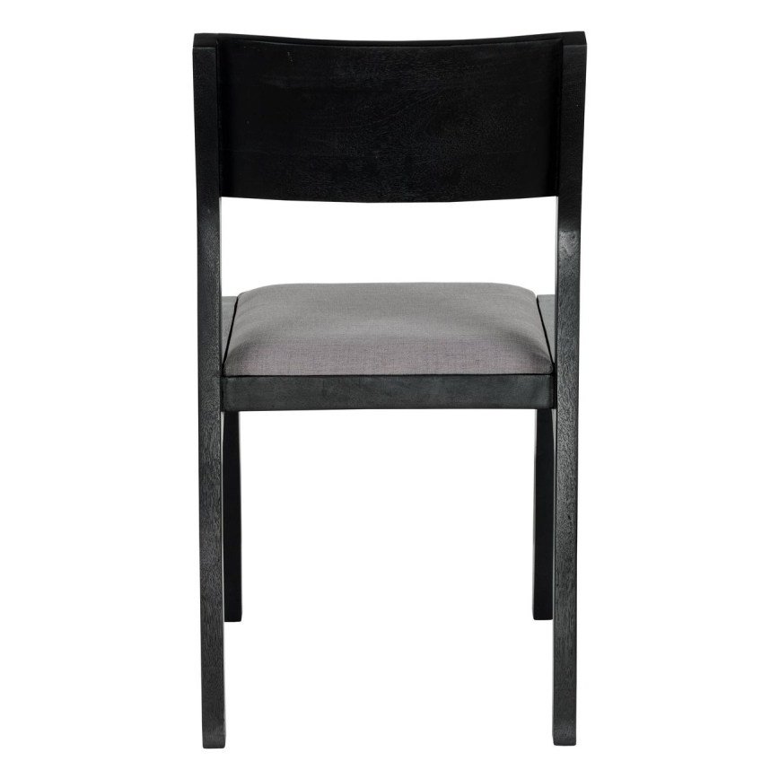 Eglo - Trpezarijska stolica 84x55 cm crna/siva