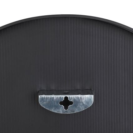 Eglo - Zidno ogledalo prečnika 40 cm, crne boje