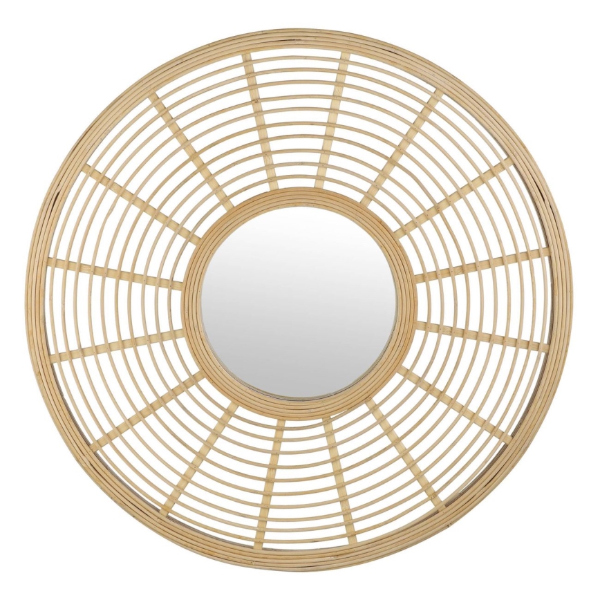 Eglo - Zidno ogledalo prečnika 55 cm, bambus