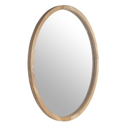 Eglo - Zidno ogledalo prečnika 70 cm, braon