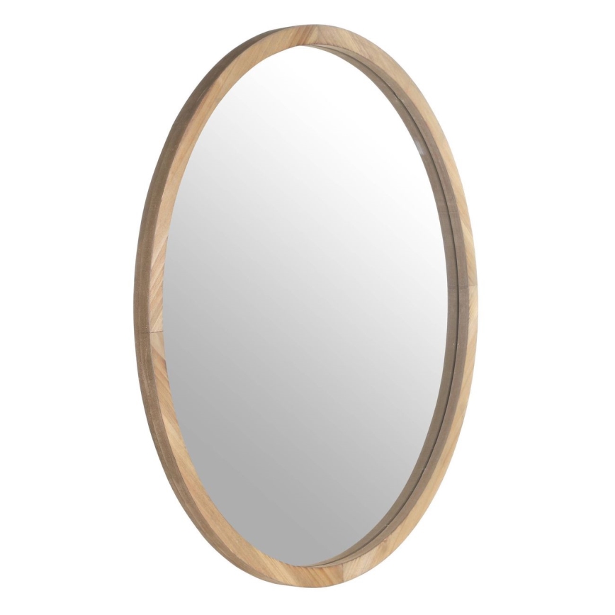 Eglo - Zidno ogledalo prečnika 70 cm, braon