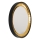Eglo 425062 - Zidno ogledalo BONTANG, prečnika 90 cm, crno/zlatno