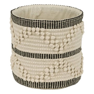 Eglo 426563 - Dekorativna korpa TOYAMA 20x20 cm bež/crna