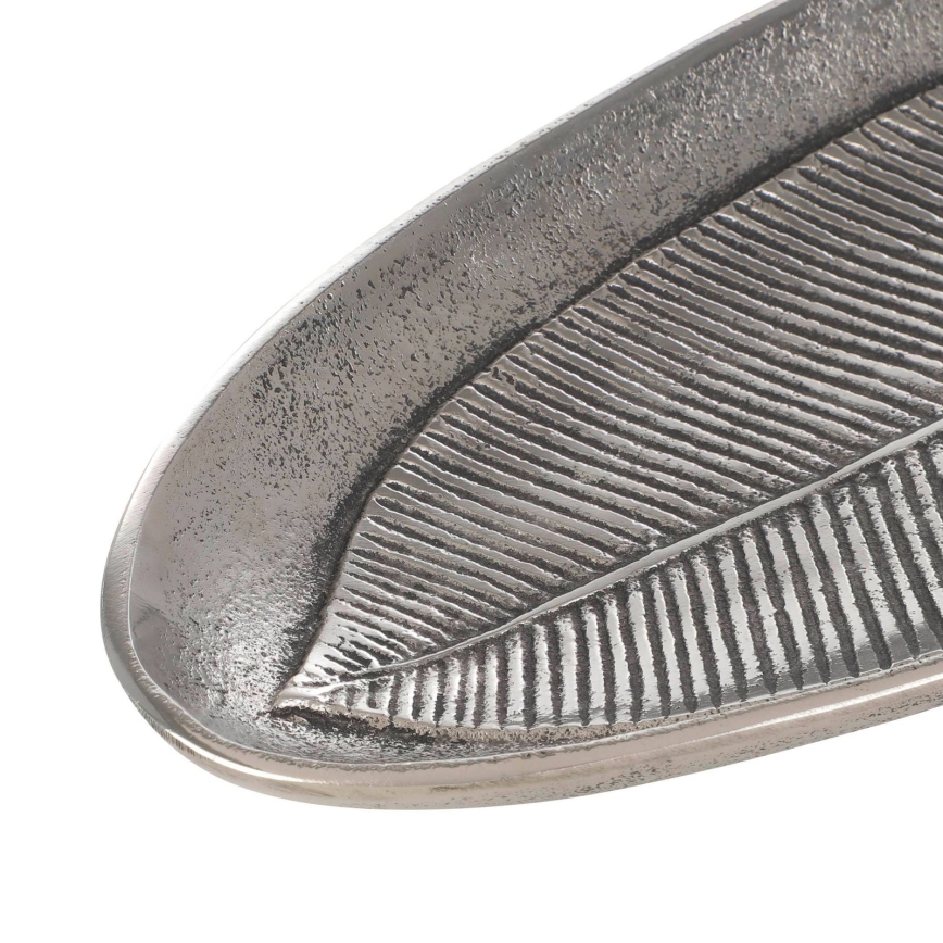 Eglo - Dekorativni poslužavnik 16,5x54 cm, srebrne boje