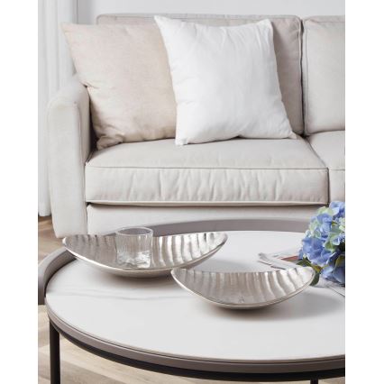 Eglo - Dekorativni poslužavnik 23,5x32,5 cm, srebrne boje