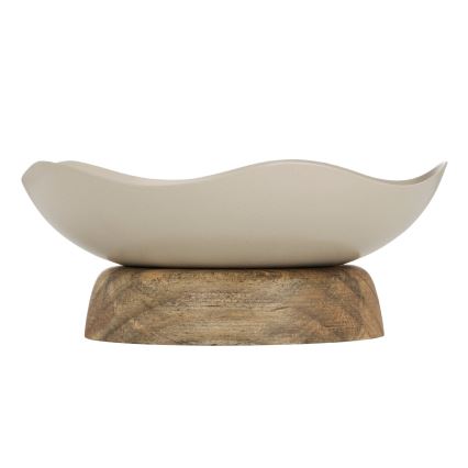 Eglo - Dekorativni pladanj prečnika 14,5 cm, bež