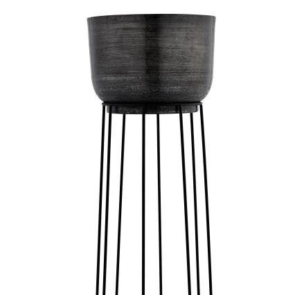 Eglo - set od 3 metalnih saksija, crne