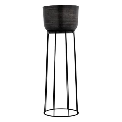 Eglo - set od 3 metalnih saksija, crne