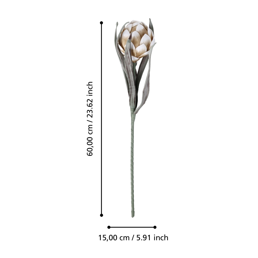 Eglo - Veštački cvet 60 cm bež