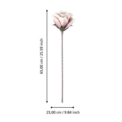 Eglo - Veštački cvet 65 cm, ružičaste boje