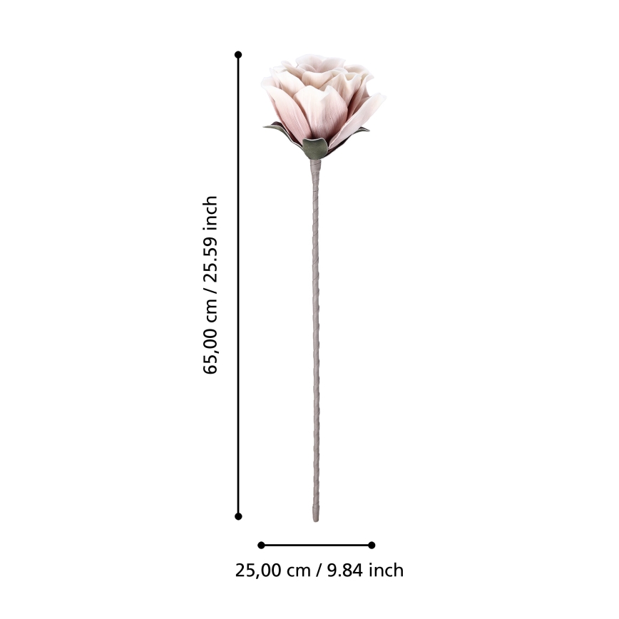Eglo - Veštački cvet 65 cm, ružičaste boje