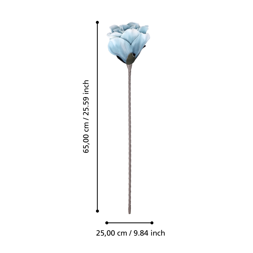 Eglo - Veštački cvet 65 cm, plave boje