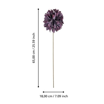 Eglo - Veštački cvet 65 cm, ljubičaste boje