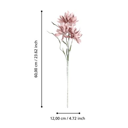 Eglo - Veštački cvet 60 cm, roze