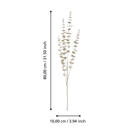 Eglo - Veštački cvet 80 cm, zlatne boje