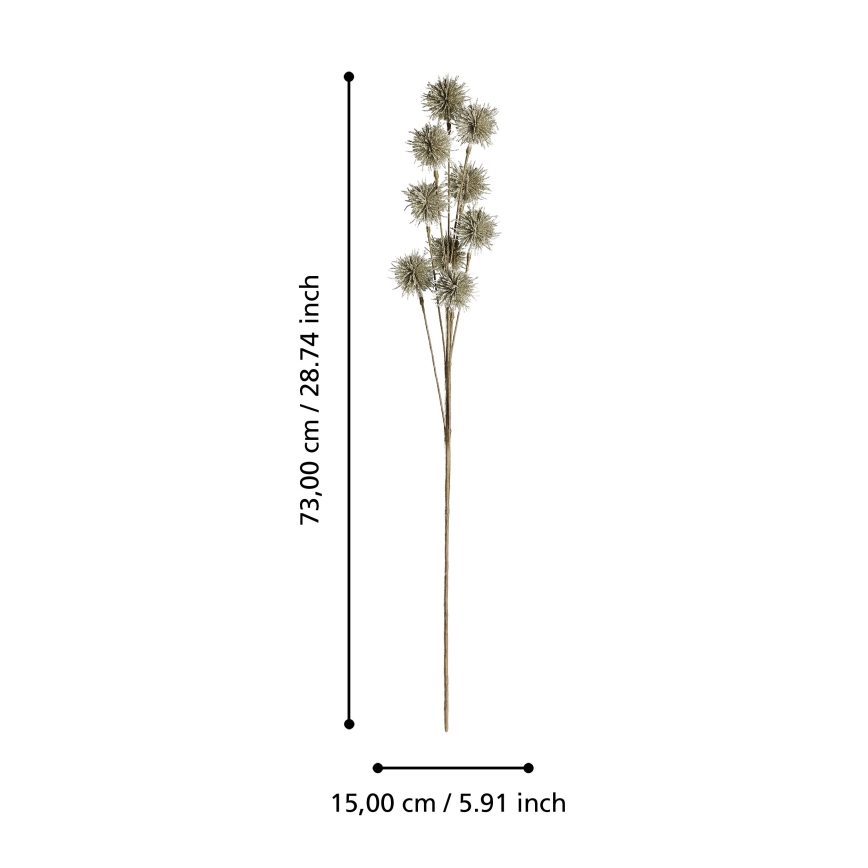 Eglo - Veštački cvet 73 cm u zlatnoj boji