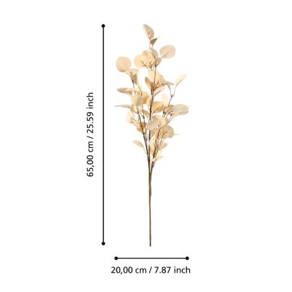 Eglo - Veštački cvet 65 cm, zlatne boje