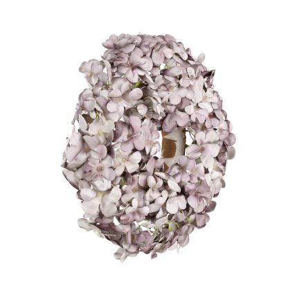 Eglo - Veštački cvetni venac prečnika 35 cm, ljubičaste boje