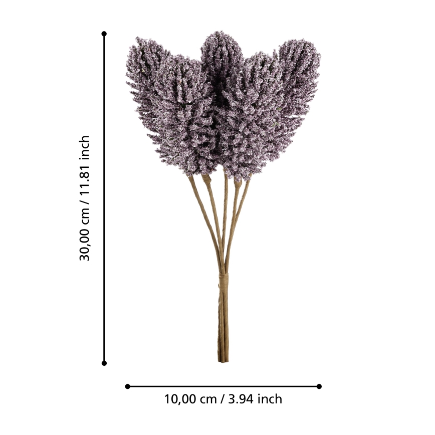 Eglo - Veštački cvet 30 cm, ljubičaste boje