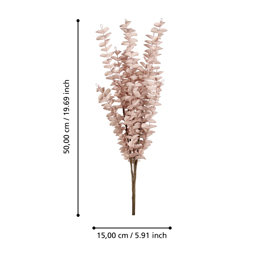 Eglo - Veštačko cveće 50 cm ružičasto