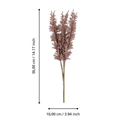 Eglo - Veštački cvet 36 cm, crvene boje