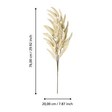 Eglo - Veštački cvet 76 cm, bež