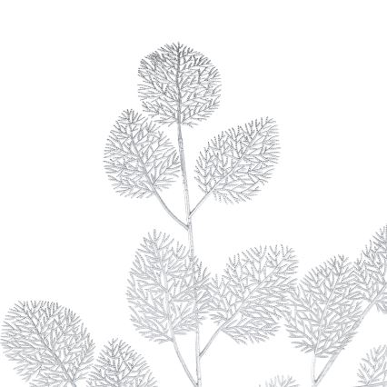 Eglo - Veštački cvet 87,5 cm srebrne boje