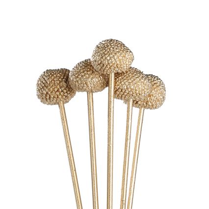 Eglo - Veštačko cveće 58,5 cm zlatne boje